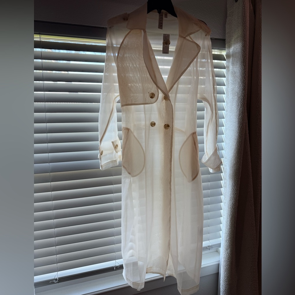 Sheer Anthropologie Jacket